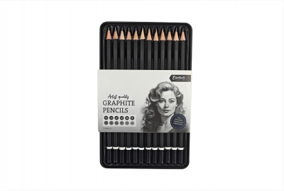 12PCS Artist-Quality Graphite Pencils Set
